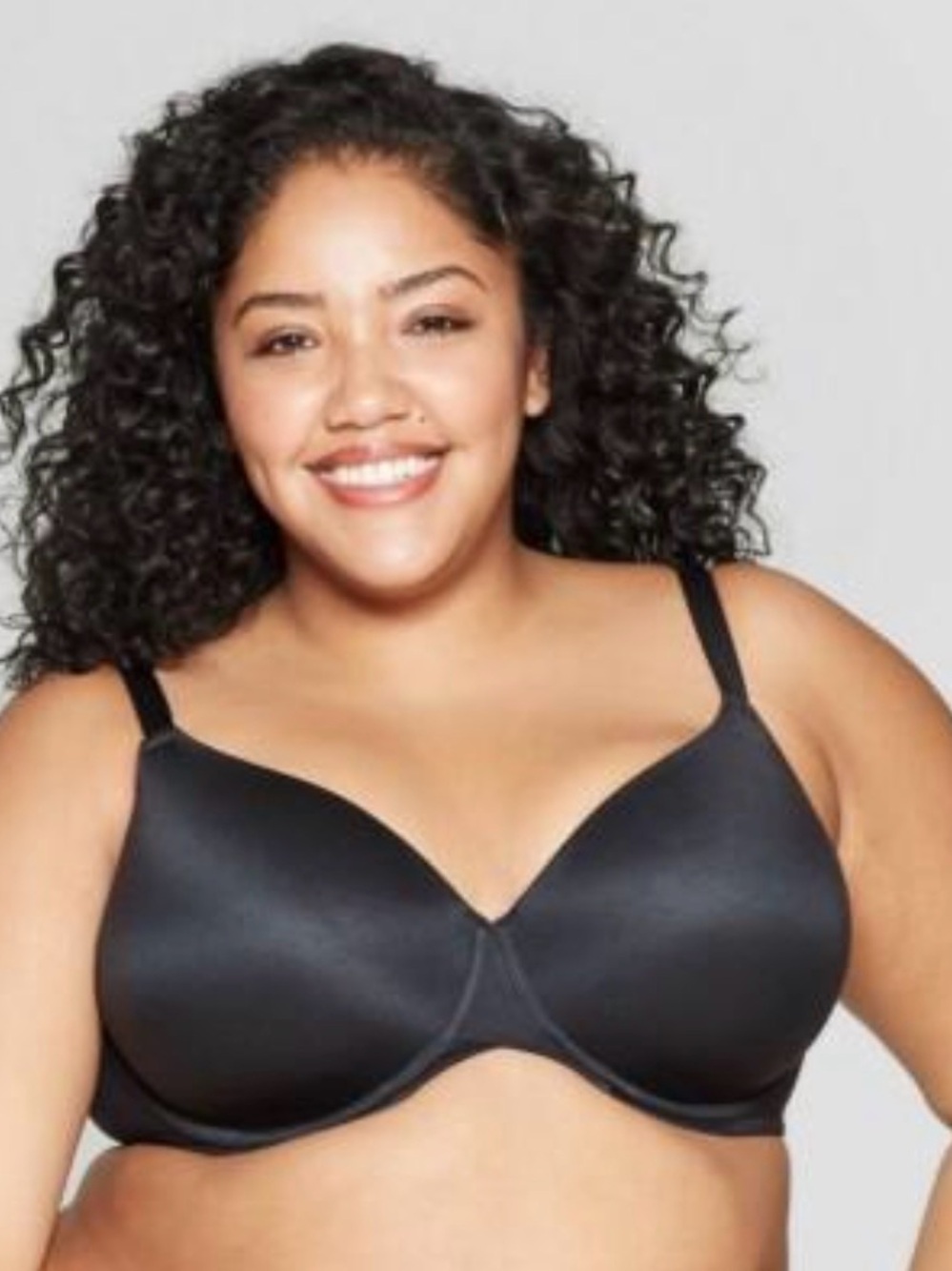 Everyday Smooth Full-Coverage Underwire Bra - Black